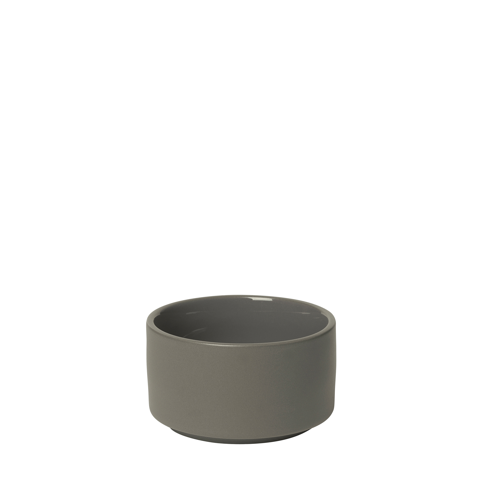 Snackschale -PILAR- Pewter, 130 ml, Ø 8,5 cm. Material: Keramik. Von Blomus.