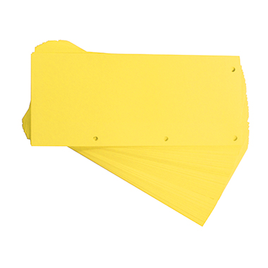 ELBA Trennstreifen Duo 24 x 10,5 cm (B x H) 160g/m² Karton, recycelt gelb 60 St./Pack.