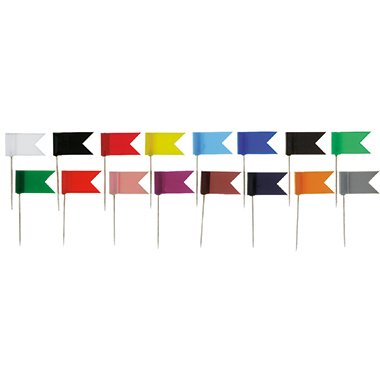 ALCO Markierungsfahne 18 x 31 mm (B x L) Plastik farbig sortiert 20 St./Pack.