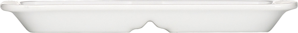 BAUSCHER b1100 Platte rechteckig mit Steg 21 cm - auch für Serie(n): systemgeschirr