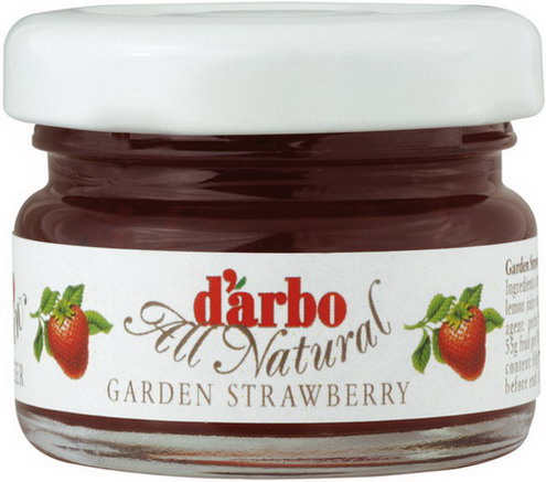 Darbo Erdbeer Konfitüre Extra im Miniglas à 28 g Inhalt: 60 Stk. pro Karton
