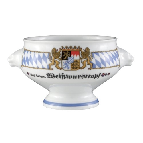 Seltmann Terrine Löwenkopf ohne Deckel 1,00 l, Form: Compact, Dekor: 27110 Bayern
