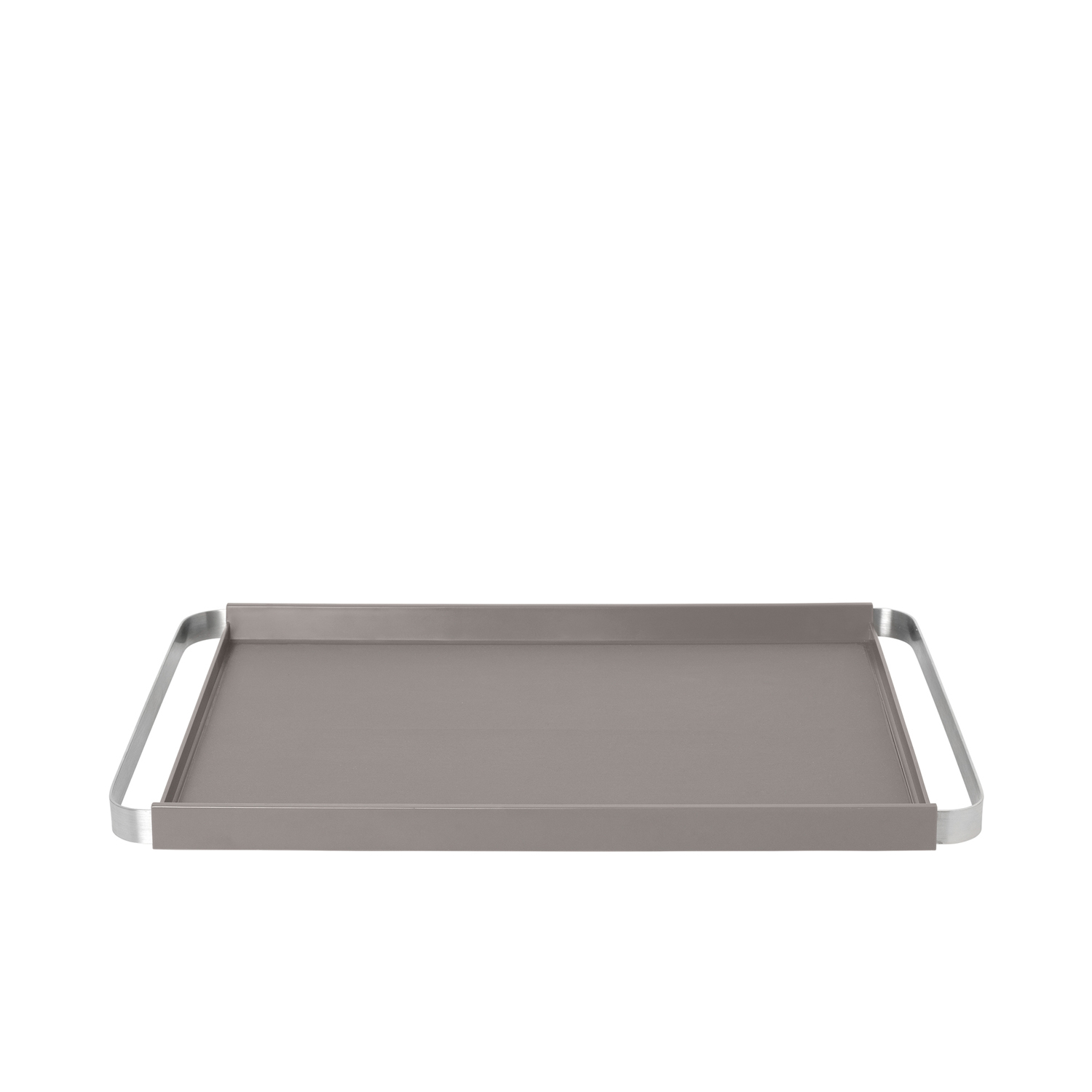 Blomus Tablett PEGOS, rechteckig, mit rutschhemmender Silikonauflage, Maße: 50x32x3,7 cm, Farbe: satellite