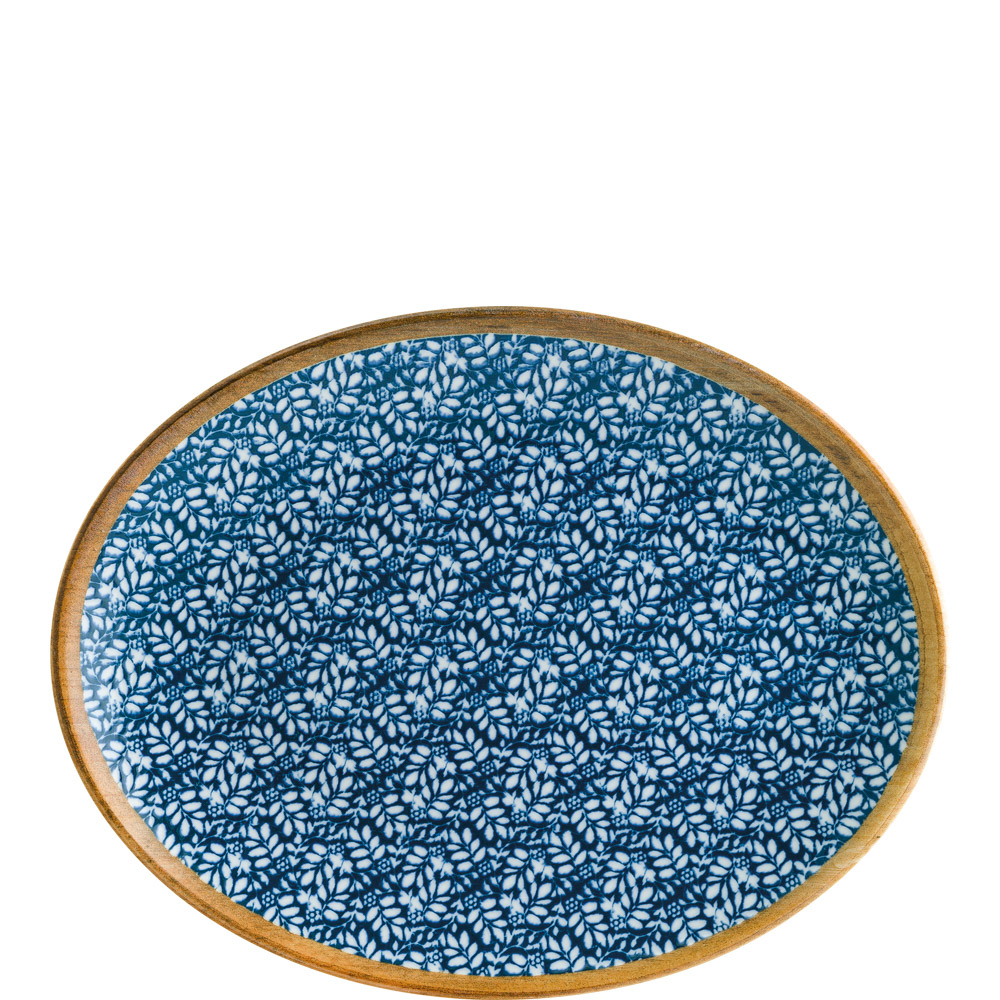 Bonna Lupin Moove Platte oval 25x19cm, Envisio Digitaldruck, Porzellan