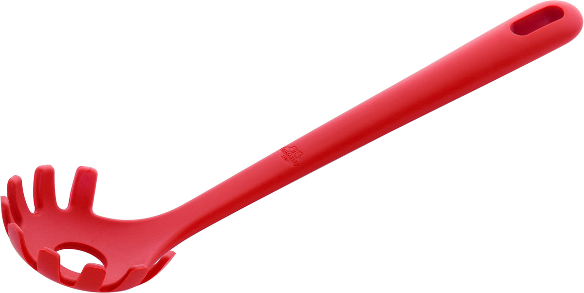 Pastalöffel, 29 cm, Rot, Silikon, Serie: Rosso. Marke: BALLARINI