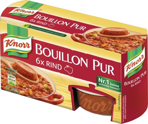 Knorr Bouillon Pur Rind 6er 168G