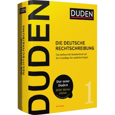 DUDEN Wörterbuch Die deutsche Rechtschreibung 28 Deutsch 1.296 Seiten
