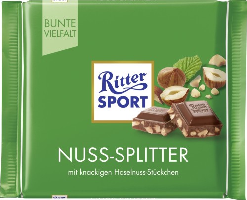 Ritter Sport Schokolade Haselnuss Splitter 100G