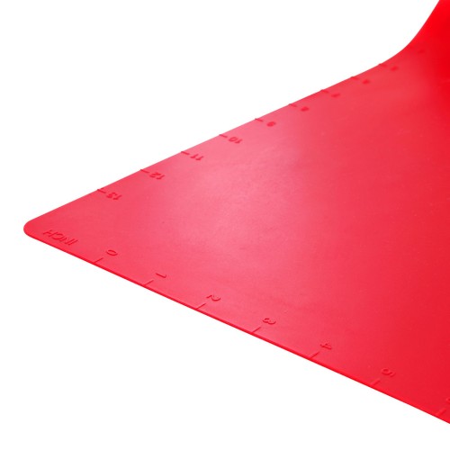Westmark Teig-Ausrollmatte, Farbe: rot, Material: Silikon, Maße: ca. 61,5 x 42 cm.