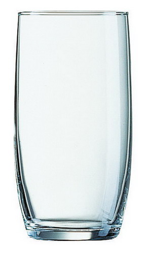 Becherglas BARIL, Inhalt: 0,25 Liter, Höhe: 121 mm, Durchmesser: 60 mm, Füllstrich bei 0,2 Liter.