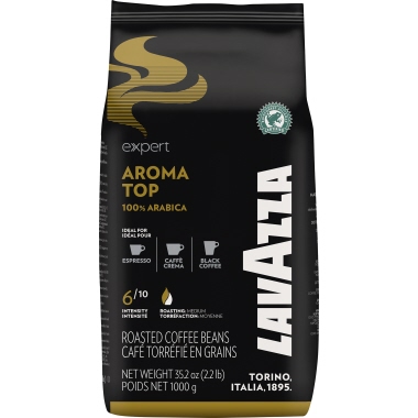 Lavazza Espresso Expert Aroma Top 100 % Arabica ganze Bohne 1.000 g/Pack.