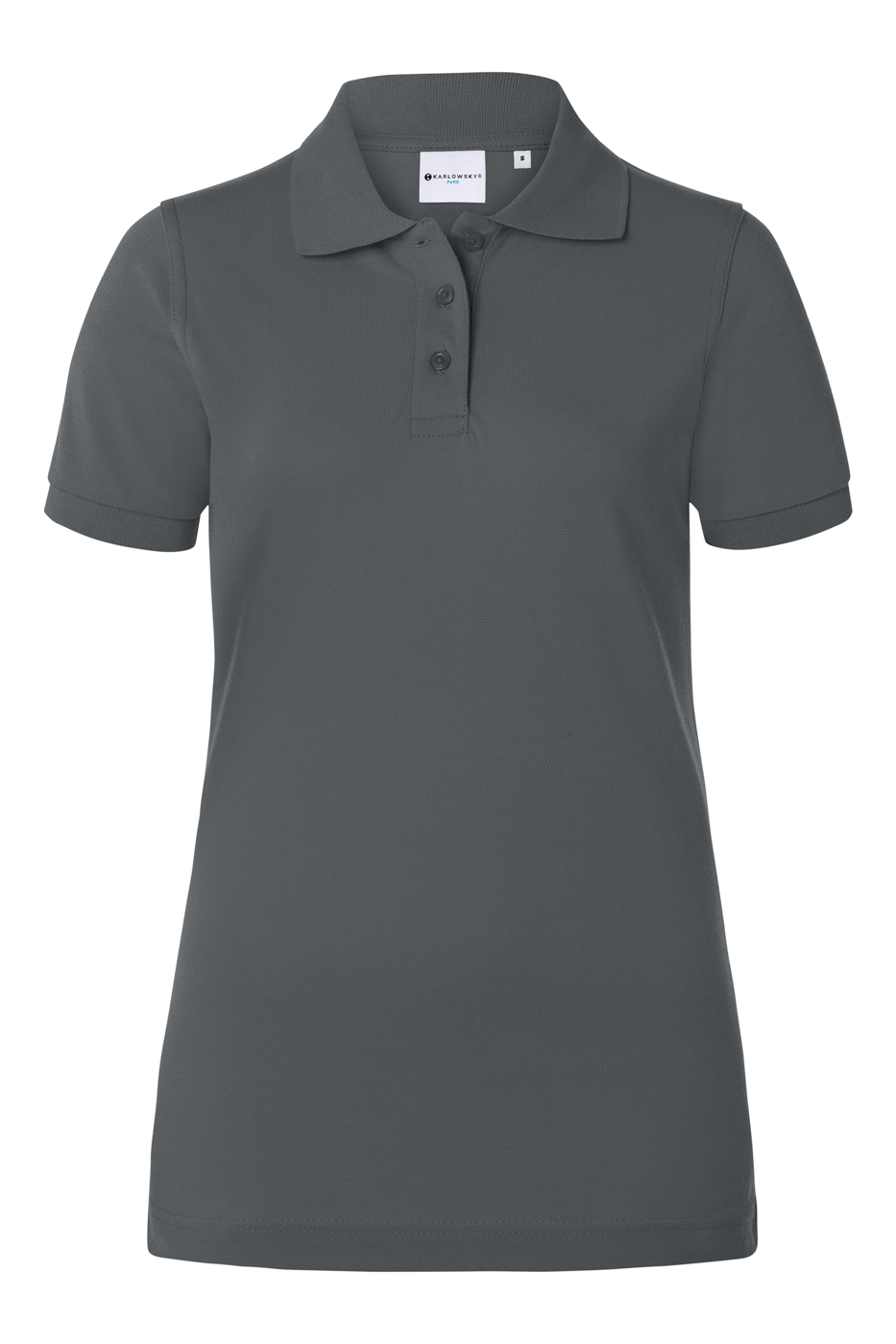 Damen Workwear Poloshirt Basic , GR. 3XL , Farbe: anthrazit , von Karlowsky