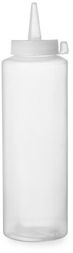 HENDI Spenderflasche für Saucen - Farbe: transparent - 0,70 Liter Ø70x240 mm