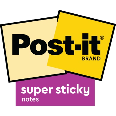 Post-it Haftnotiz Super Sticky Meeting Notes 152 x 101 mm (B x H) 1 x neongrün, 1 x neonpink, 1 x neongelb 45 Bl./Block 3