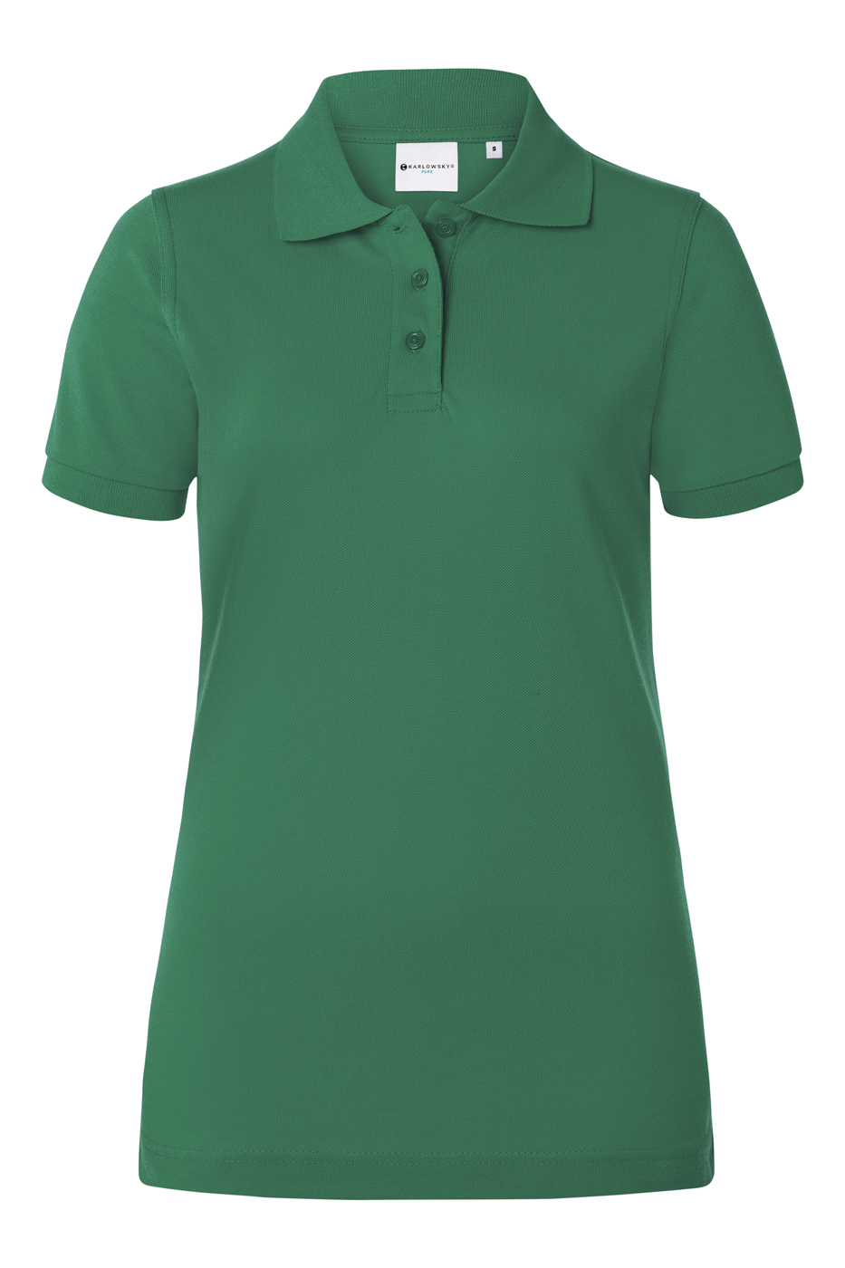 Damen Workwear Poloshirt Basic , GR. 3XL , Farbe: waldgrün , von Karlowsky
